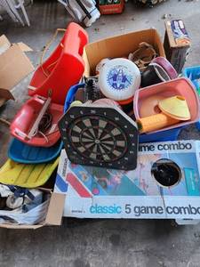 lot 115 image: Large Sports Equipment and Game Lot with Balls, Gear, and Accessories