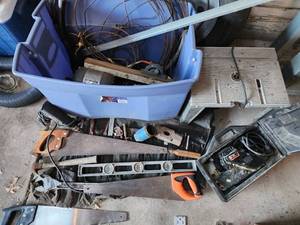 lot 119 image: Assorted Vintage Hand Tools and Craftsman Motor Lot