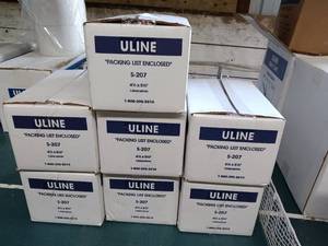 lot 80 image: Lot of 7 Uline Packing List Enclosed Envelopes S-207 4.5 x 5.5 Inch