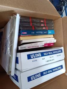 lot 98 image: Office Supplies Lot with Uline Envelopes, Avery Labels, and Laminating Pouches