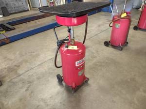 lot 16 image: Oil Drain Cart with Air Evacuator...