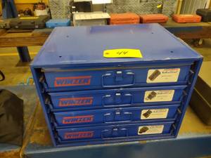 lot 44 image: Winzer 4 Drawer Parts Cabinet with ...