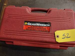 lot 52 image: Gear Wrench Oil Pressure Check Kit...