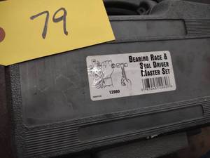 lot 79 image: Bearing Race & Seal Driver Set...