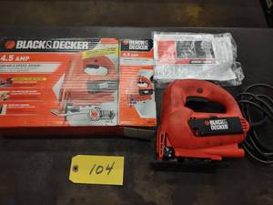 lot 104 image: Black & Decker Jig Saw...