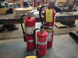 lot 141 image: (3) Fire Extingushers...