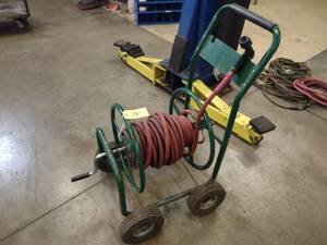 lot 151 image: Water Hose Cart with Hose...
