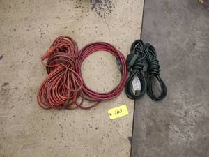lot 163 image: (4) Extension Cords...