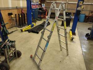 lot 173 image: Krause Multimatic Ladder...