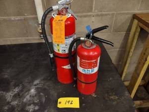 lot 192 image: (2) Fire Extinguishers...