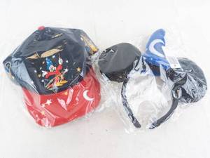 lot 5 image: Cap & Headband - Disney World Mickey Sorcerer