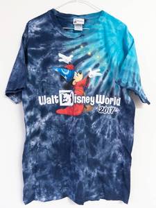 lot 6 image: Tie-Dye T-Shirt - Disney Parks Walt Disney World 2017. Size Large.