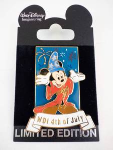 lot 7 image: Sorcerer Mickey Pin - Walt Disney Imagineering WDI 4th of July Limited Edition