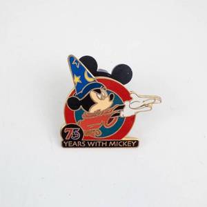 lot 45 image: Disney Enamel Pin - Mickey Mouse 75 Years With Mickey