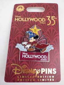 lot 65 image: Disney Pins - Hollywood Studios 35th Anniversary Mickey Mouse Limited Edition Pin