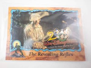 lot 92 image: Revealing Reflex Poster & Hook Card Back - Disney World 20th Anniversary (1991)