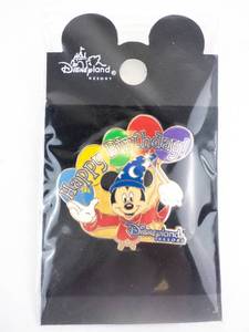 lot 115 image: Disneyland Resort Happy Birthday Pin - Mickey Mouse