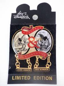 lot 119 image: Pin Set - Disneyland Sorcerer & The Apprentice Limited Edition