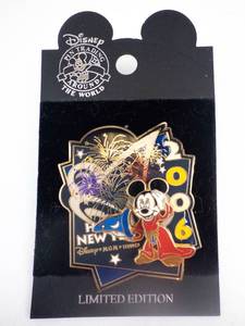 lot 122 image: Disney MGM Studios - Mickey Mouse Happy New Year 2006 Limited Edition Pin
