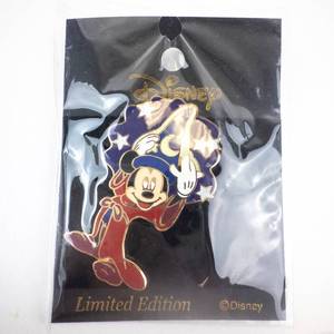 lot 123 image: Disney Enamel Pin - Mickey Mouse Sorcerer Limited Edition