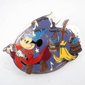 lot 144 image: Disney Pin - Mickey Mouse Enamel with Banana Motif & Music Notes