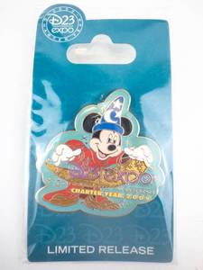 lot 179 image: Disney Pin - D23 Expo 2009 Charter Year Limited Release