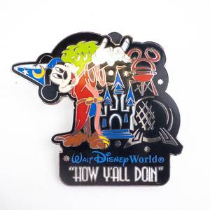lot 199 image: Enamel Pin - Mickey Mouse How Yall Doin Walt Disney World