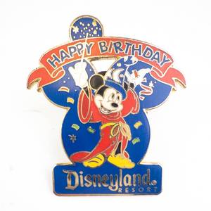 lot 211 image: 2007 Mickey Mouse Birthday Pin - Disneyland Resort