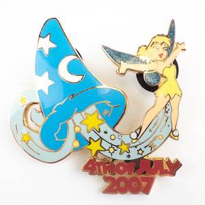 lot 216 image: Disney Pin - Tinkerbell 4th of July 2007 Limited Edition 300