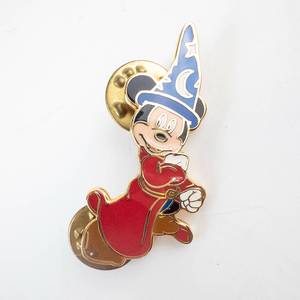 lot 217 image: Sorcerer Mickey Enamel Pin - Disney Fantasia. Limited Edition of 1500.