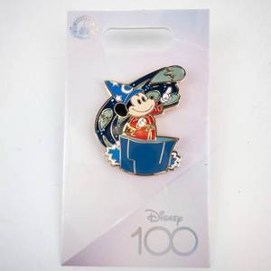 lot 232 image: Mickey Mouse Pin - Disney 100 Sorcerer Hat & Cauldron