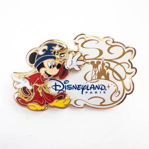 lot 241 image: Disneyland Paris Enamel Pin - Mickey Mouse in blue top hat and red robe