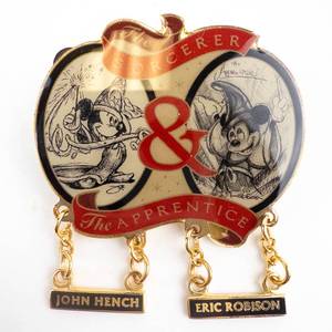 lot 243 image: Disney Sorcerers Apprentice Pin - John Hench & Eric Robison (2002 LE 1000)