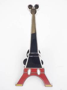 lot 250 image: Eiffel Tower Enamel Tie Clip - Mickey Mouse Head
