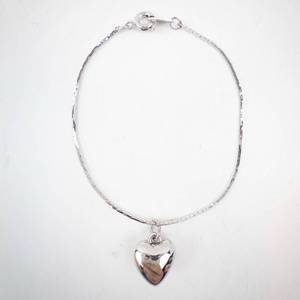 lot 200 image: Sterling Silver Heart Pendant Necklace