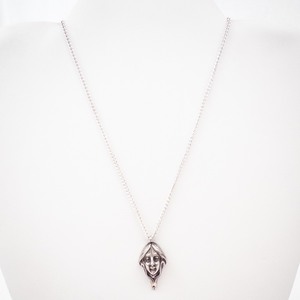 lot 245 image: Sterling Silver 925 Face Pendant Necklace