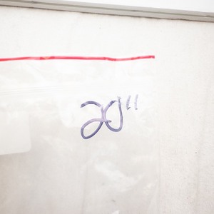 lot 250 image: Beaded Multi-Strand Necklace - Turquoise, Peach & Cream With Gold Arched Tubes