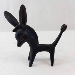 Walter Bosse Donkey Sculpture - 1950s MCM Taxco Cast Bronze