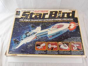 Star Bird SB-450 Electronic Space Transport - Vintage 1970s Toy with Box