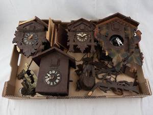 Cuckoo Clocks Parts (Lot of 4) (PartsNeed Repairs)