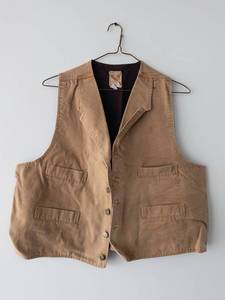 Wah Maker Frontier Canvas Vest - 100% Cotton, Made in USA, XL