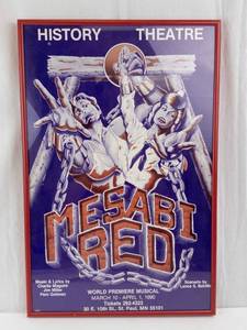 Mesabi Red History Theatre World Premiere Poster (1990)