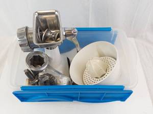 Rival Grind-O-Mat Meat Grinder - Vintage Manual with Attachments