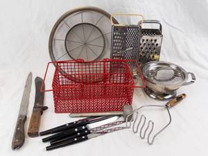 Vintage Lot of Kitchen Items and Tools