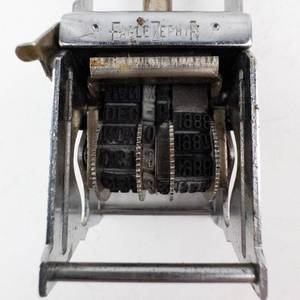 Eagle Zephyr Numbering Stamp - Vintage, Made in USA, Rotary Digit Stamp