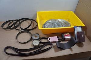 lot 110 image: Saw Blades and Sandpaper