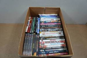 lot 115 image: DVDs - The Incredibles, Zodiac, Wolverine, Jurassic World