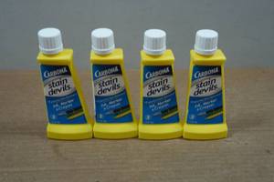 lot 123 image: 4 Carbona Stain Devils Ink, Marker & Crayon Stain Removers