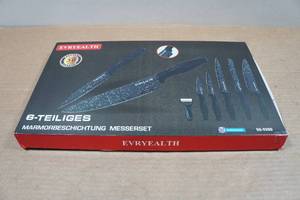 lot 180 image: Evryealth 6-Piece Knife Set