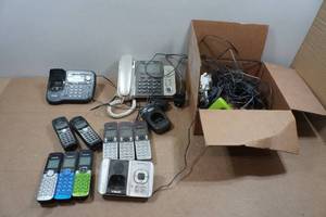 lot 205 image: 3 Sets of Two-Line Cordless Phones
